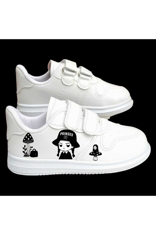 wedni dark baskılı kız çocuk spor ayakkabı sneaker