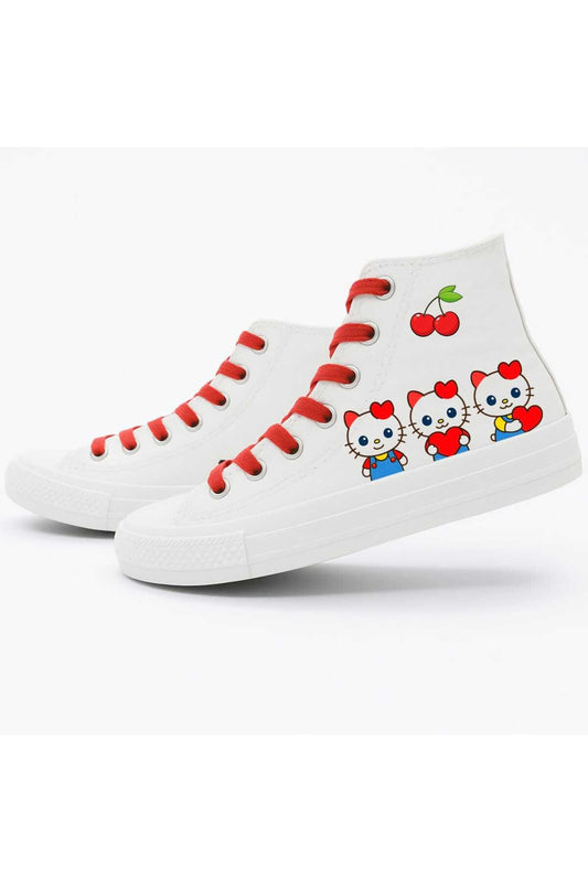 Cutie Hello Ctas animal basıkılı kız Çocuk spor ayakkabı