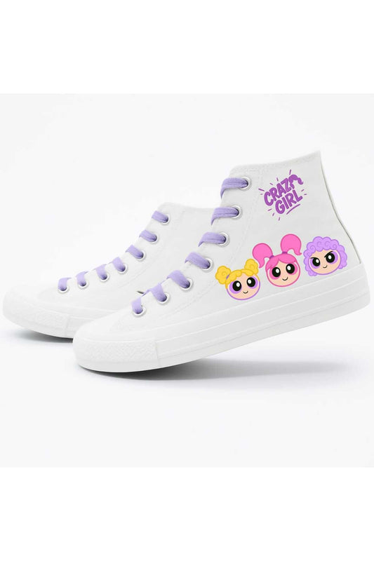 Cutie Crayz Girl animal basıkılı kız Çocuk spor ayakkabı