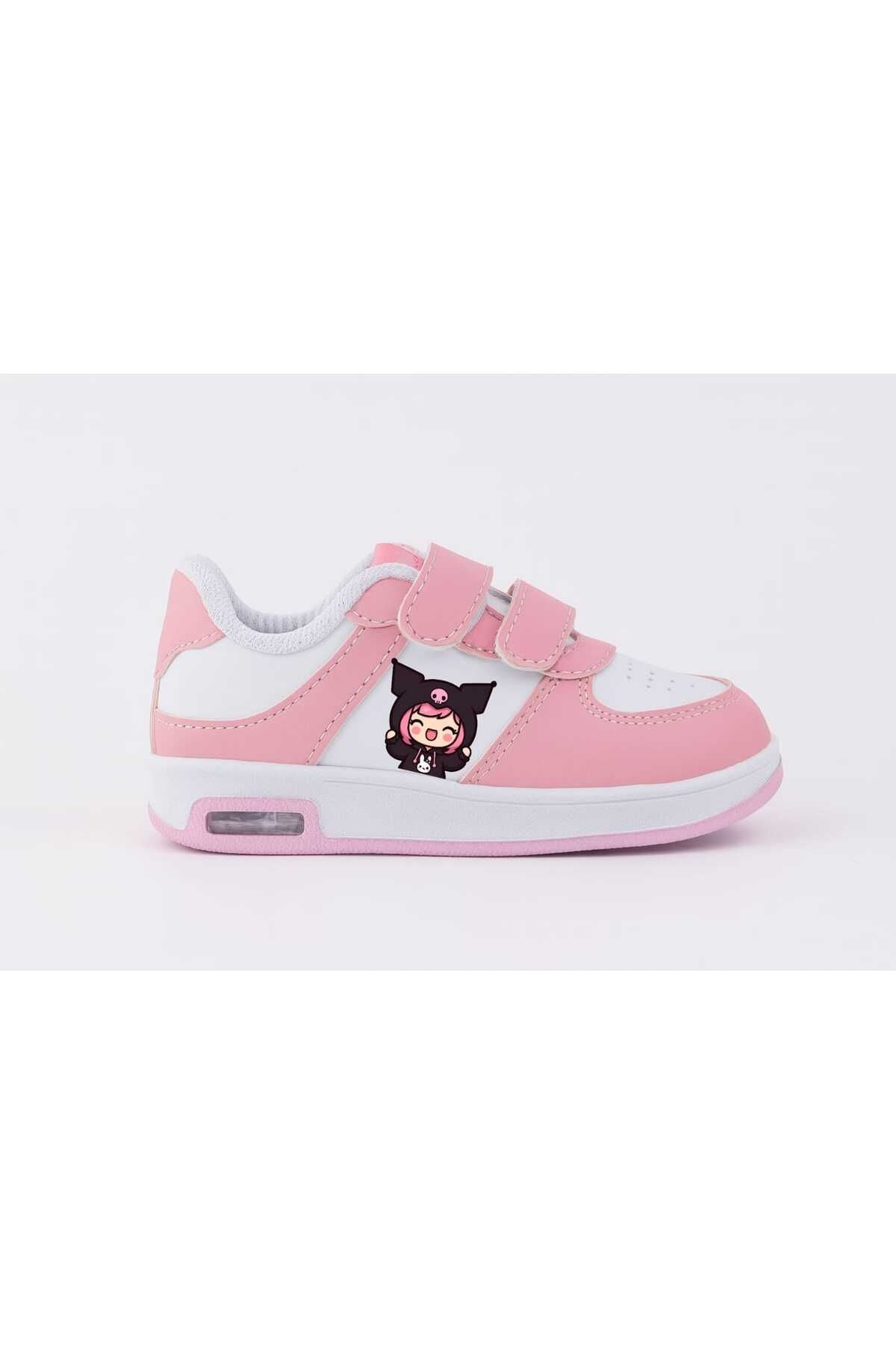 Cutie sweet cromis basıkılı ışıklı kız Çocuk spor ayakkabı