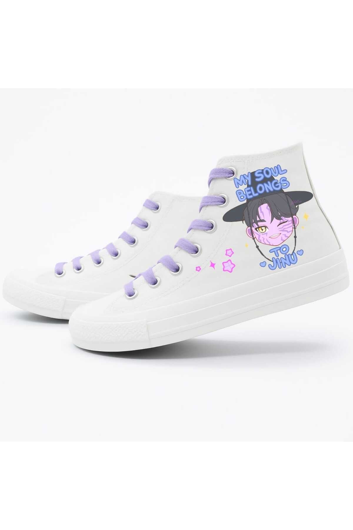 iblis avcıları my seul belongs baskılı Kız Çocuk spor ayakkabı sneaker
