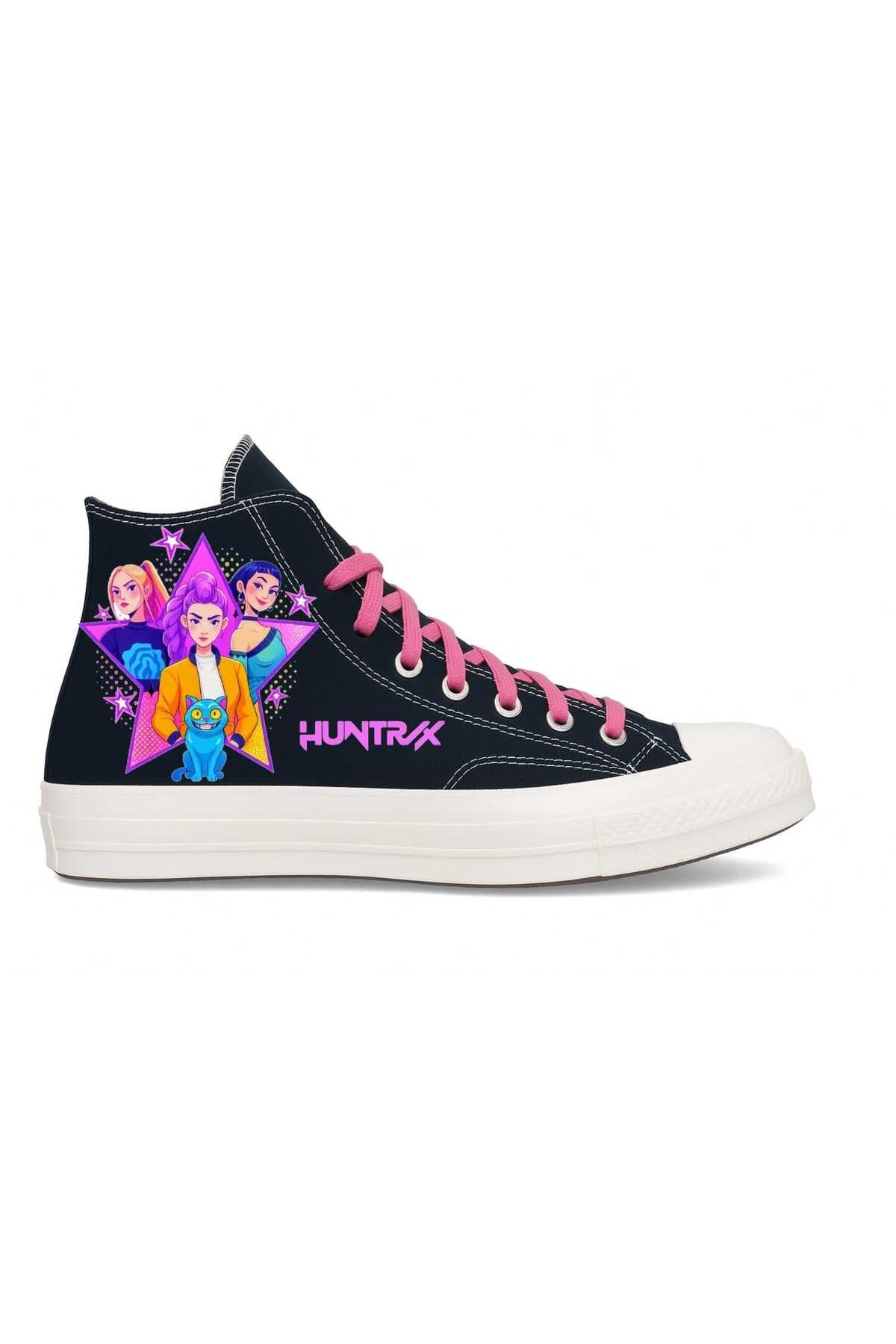 iblis avcıları my seul belongs huntrax baskılı Kız Çocuk spor ayakkabı sneaker